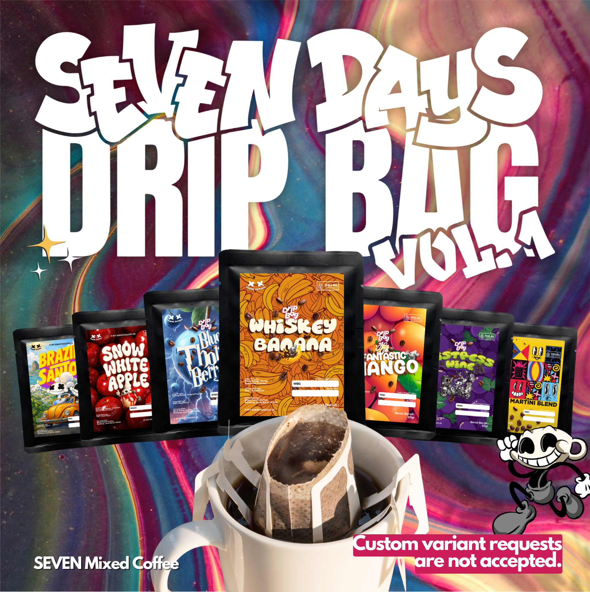 Seven Days Drip Bag Coffee Vol. 1